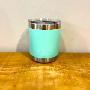 Yeti rambler 10oz Seafoam‎ tumbler EUC